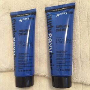 New Curly Sexy Hair Curling Creme Travel Size 50 ml x 2